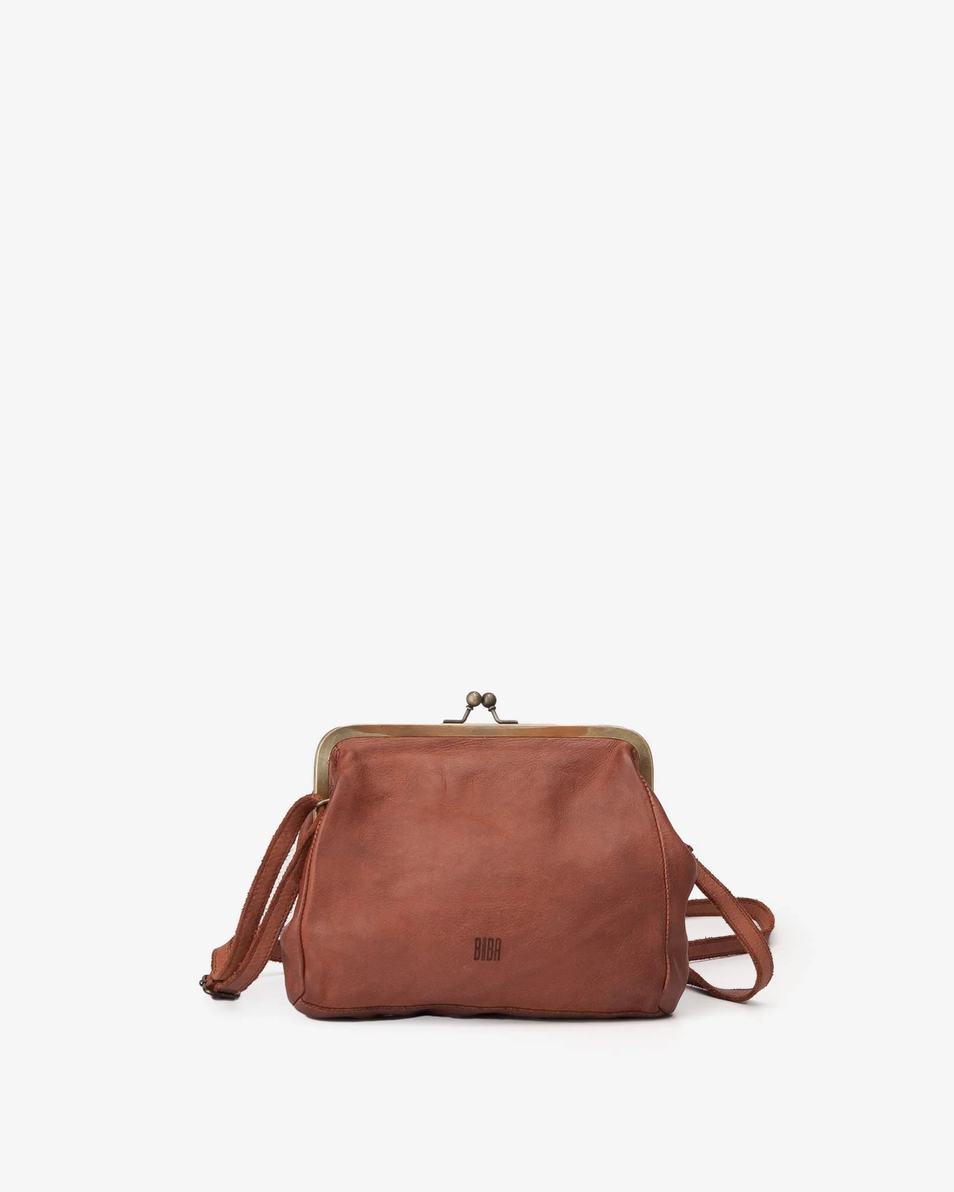 Biba boston BT22 sac bandoulière vintage marron