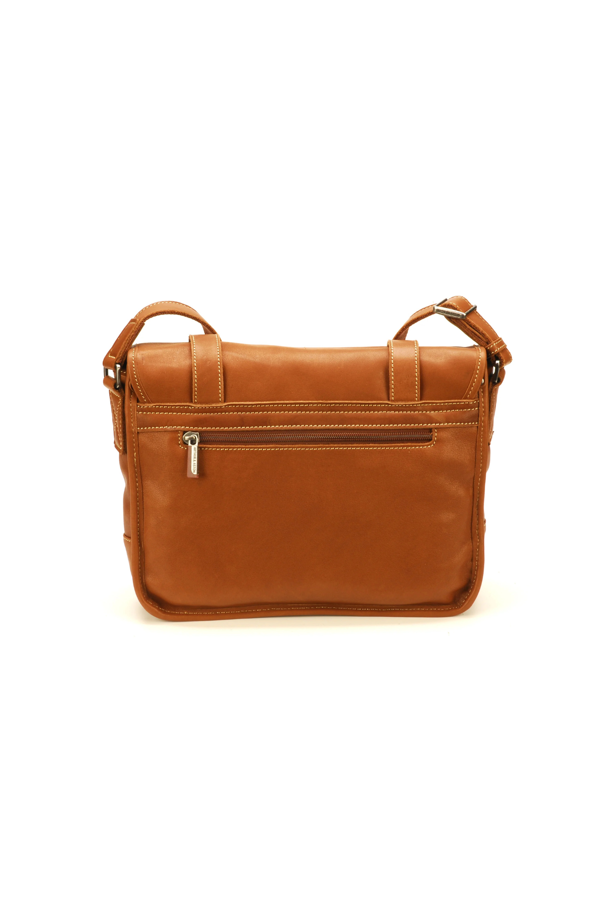 besace en cuir Johany cognac de dos Arthur & Aston
