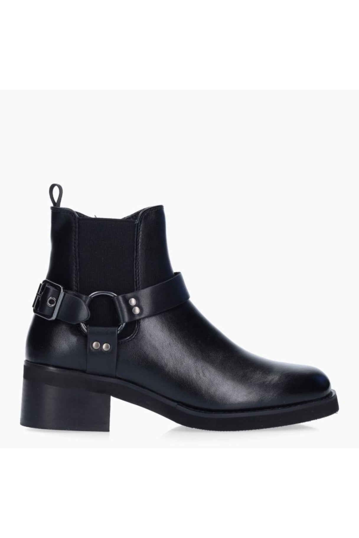 Bottines en cuir avec boucle