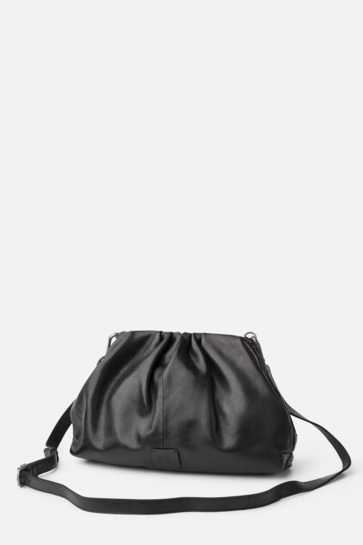 Sac bandoulière BIBA Katy en cuir lavé noir