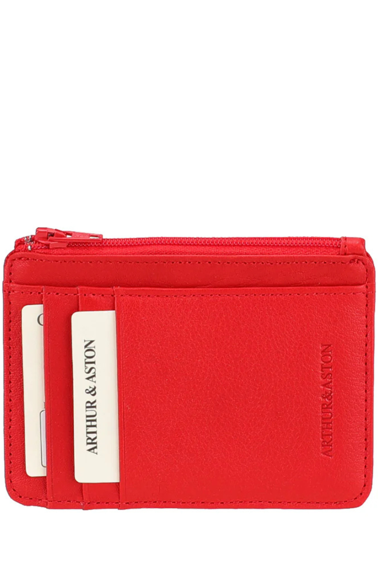 Porte-cartes cuir RFID Ange rouge Arthur & Aston