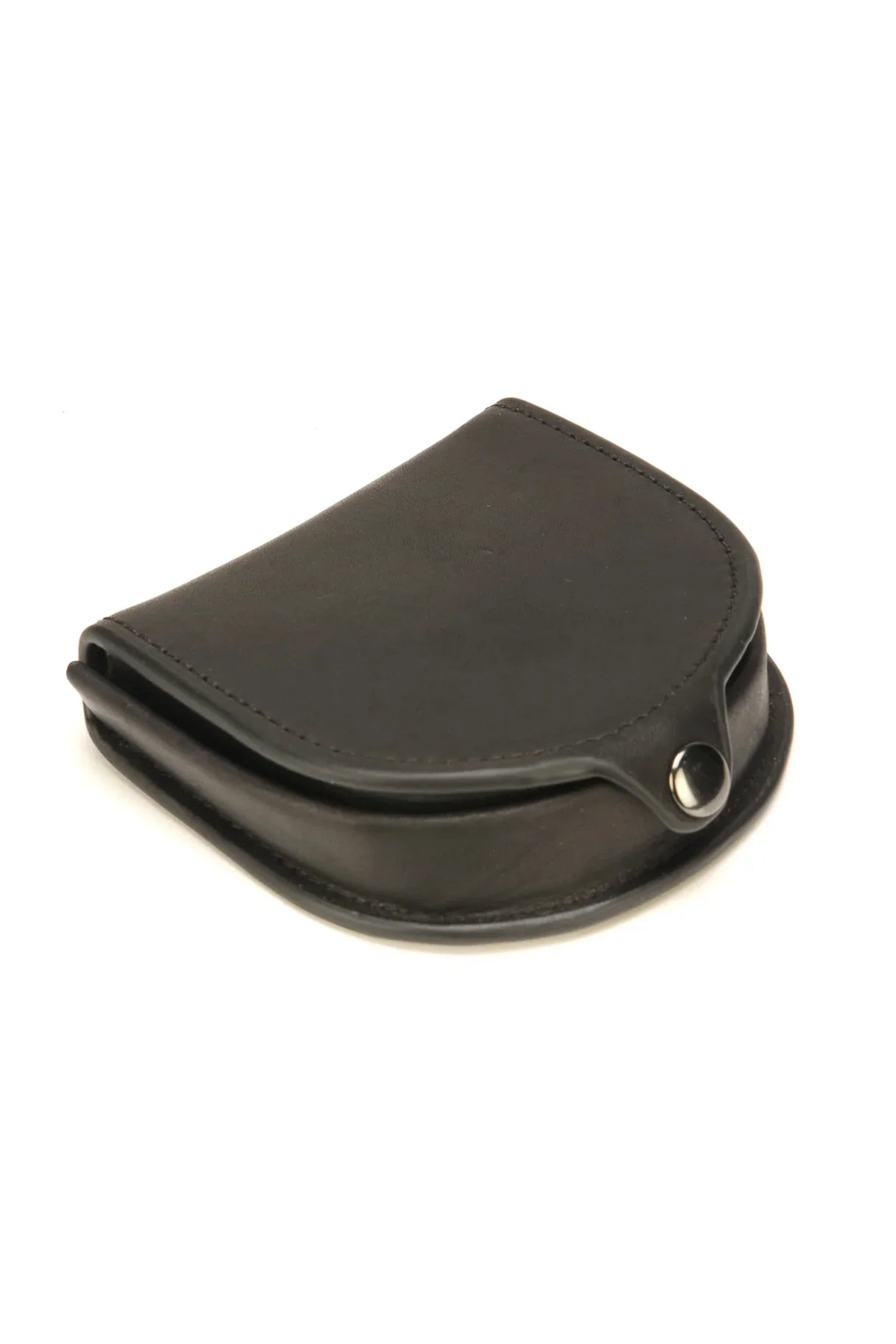 porte-monnaie Louis compact en cuir vachette gras avec fermeture pression