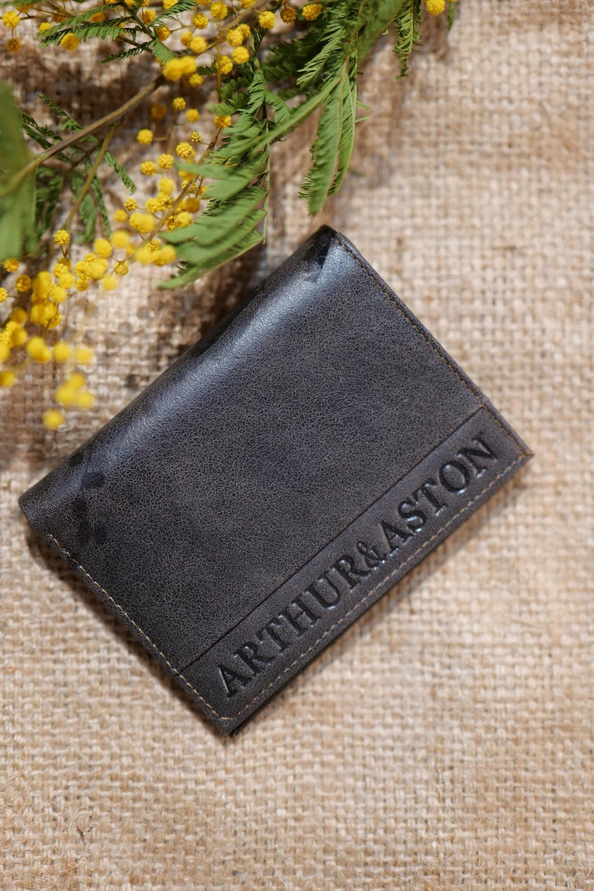 Portefeuille en cuir Arthur & Aston