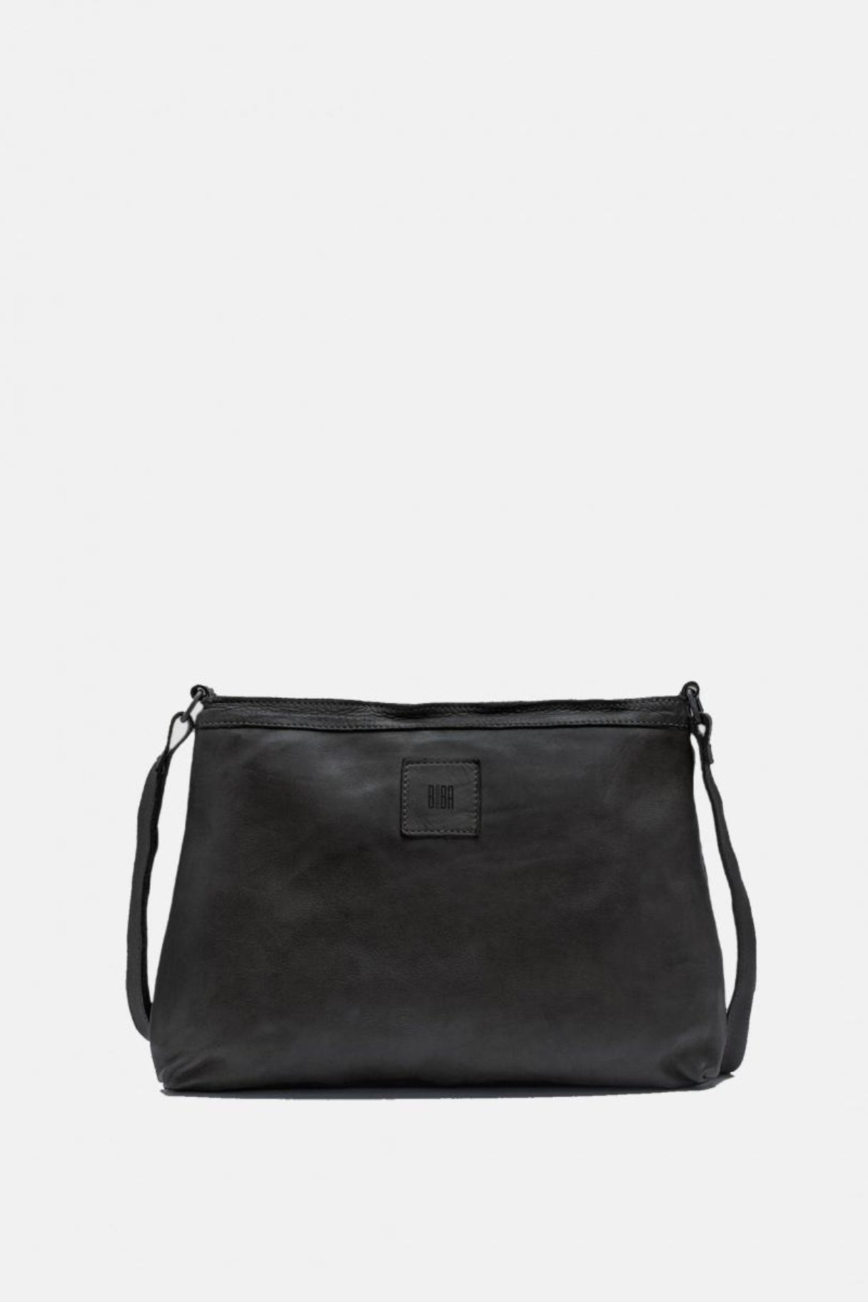 BIBA - Sac bandoulière en cuir - couleur noir
