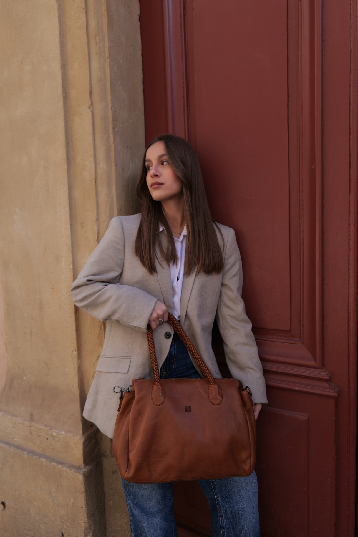 Sac Biba bauletto cuero