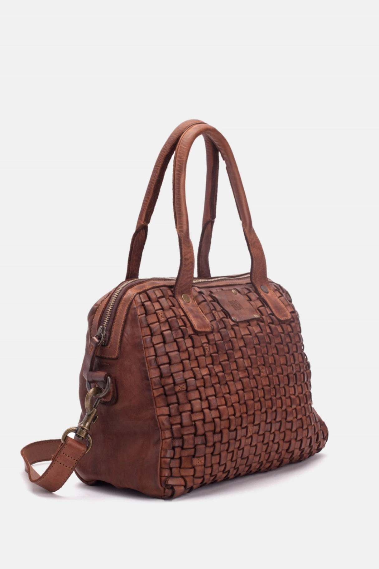 Sac cuir tressé Biba KA1