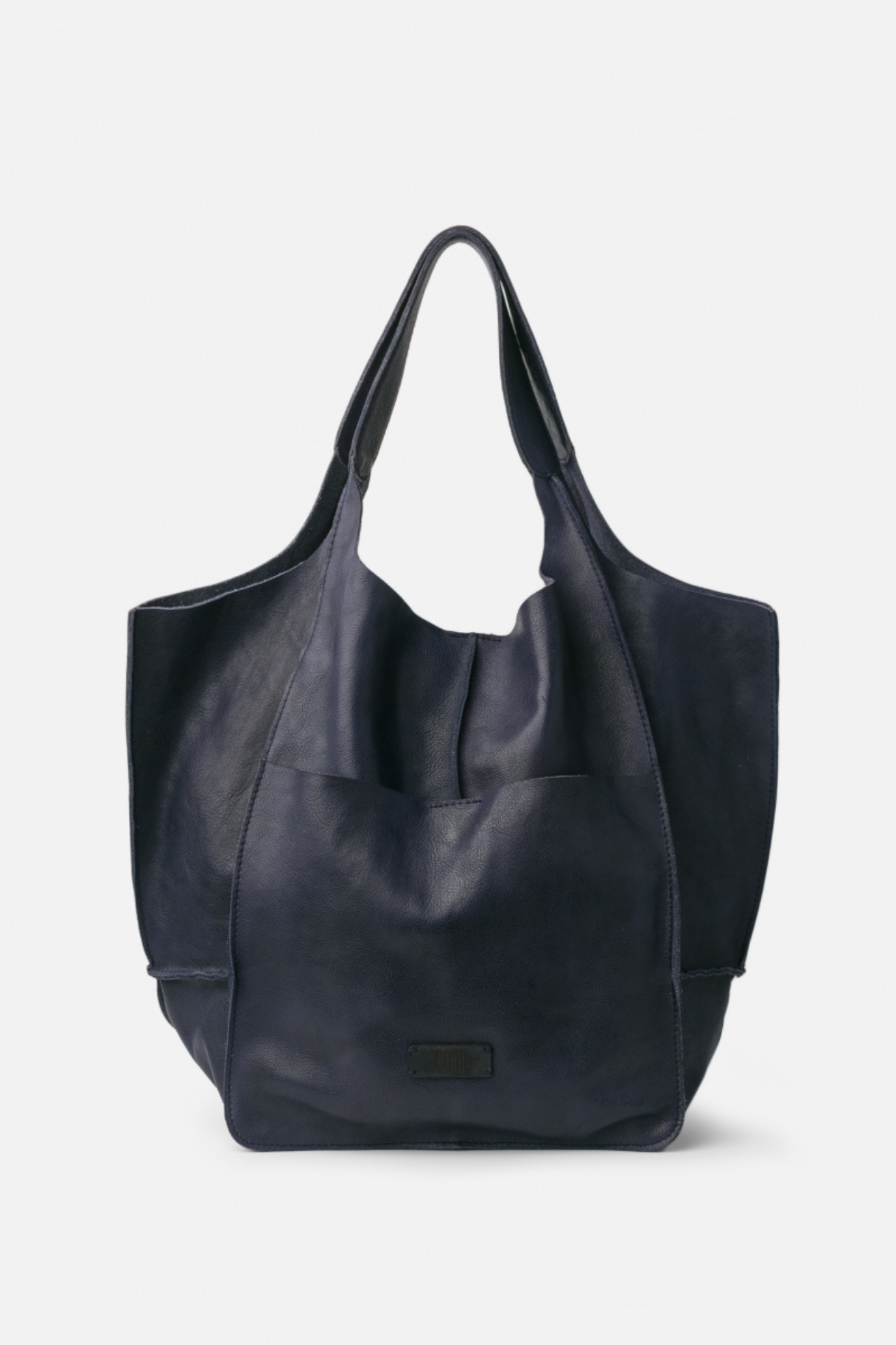 Biba Homer - Grand sac cabas en cuir brut