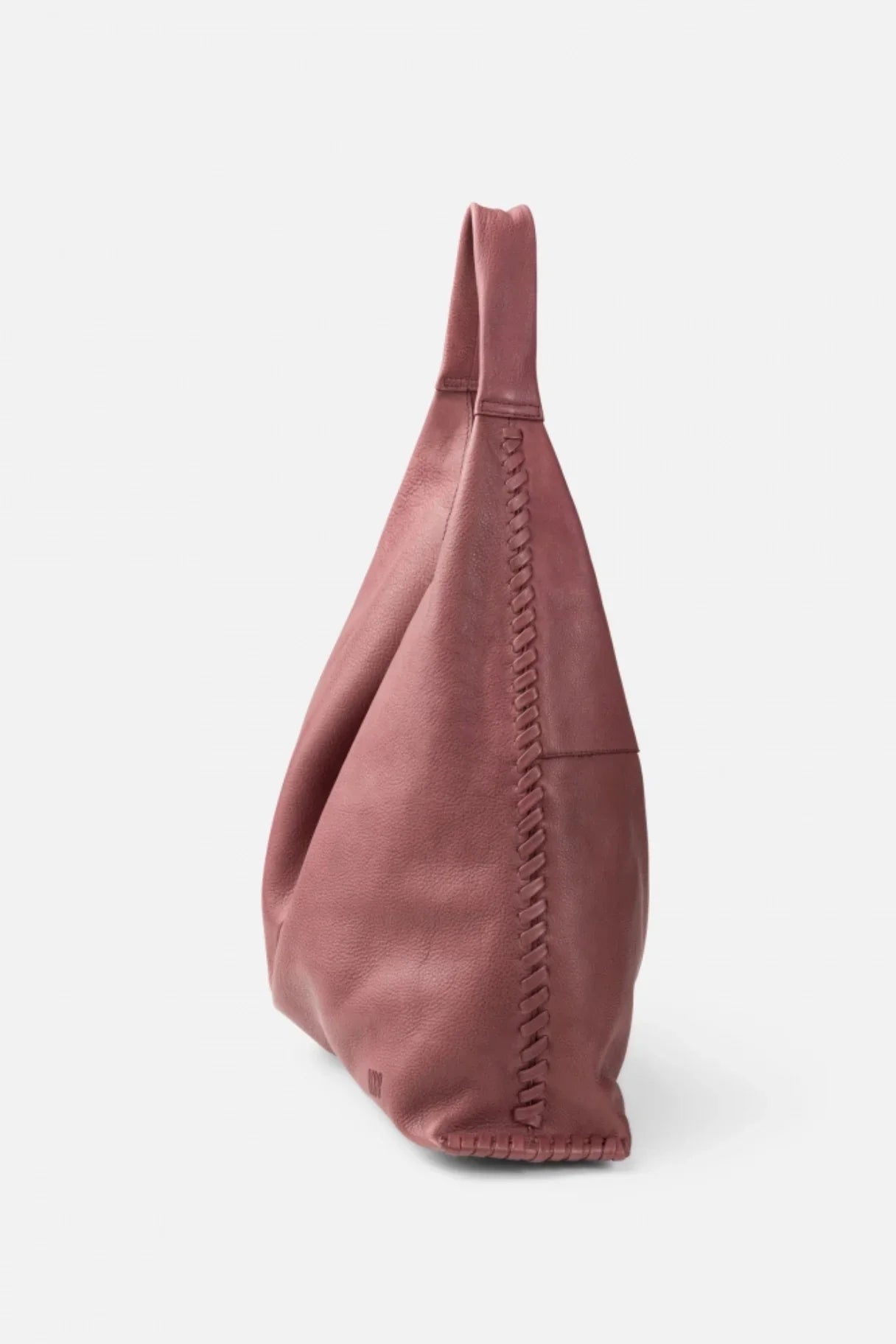 Détail cuir tressé latéral sac BIBA Stockton STT1L