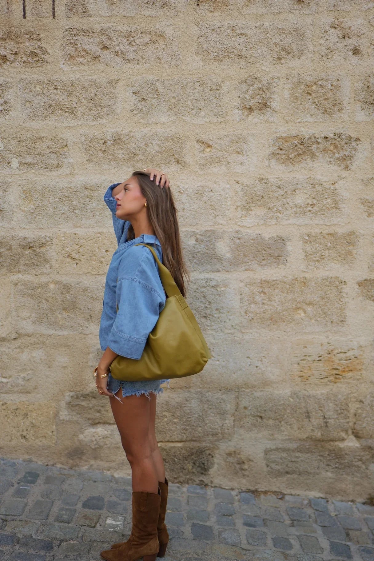 Sac hobo en cuir Vienna VIE1L – BIBA