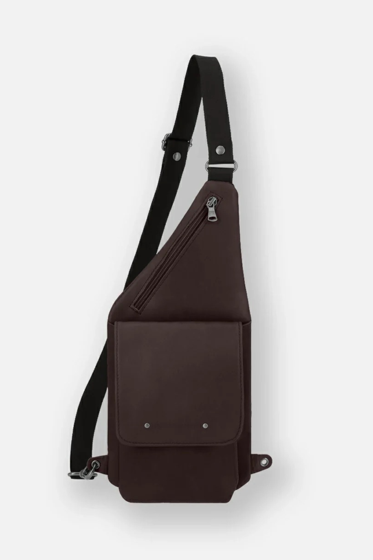 Sac holster Dionysos – Sac bandoulière homme cuir – Fabriqué en France