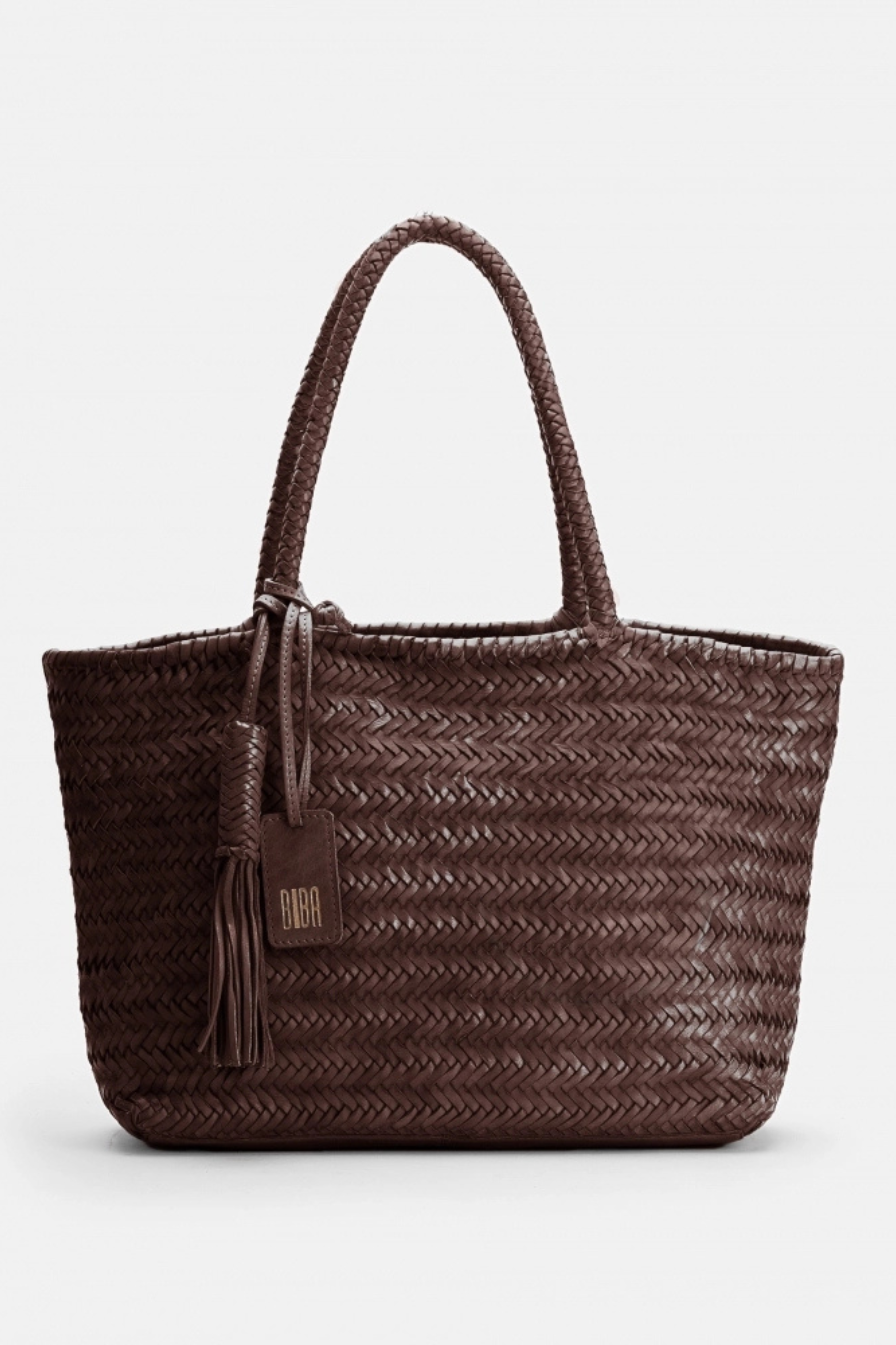 Cabas en cuir tressé Perkins – élégance intemporelle et fonctionnalité