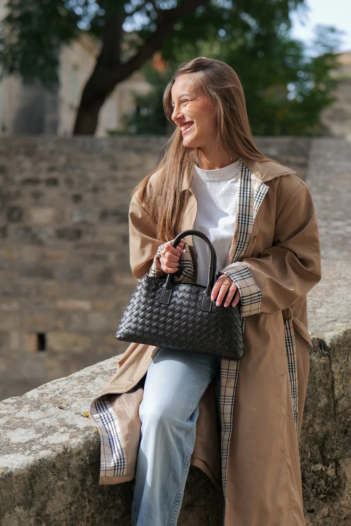 Sac Sienna en cuir tressé – Fabrication italienne