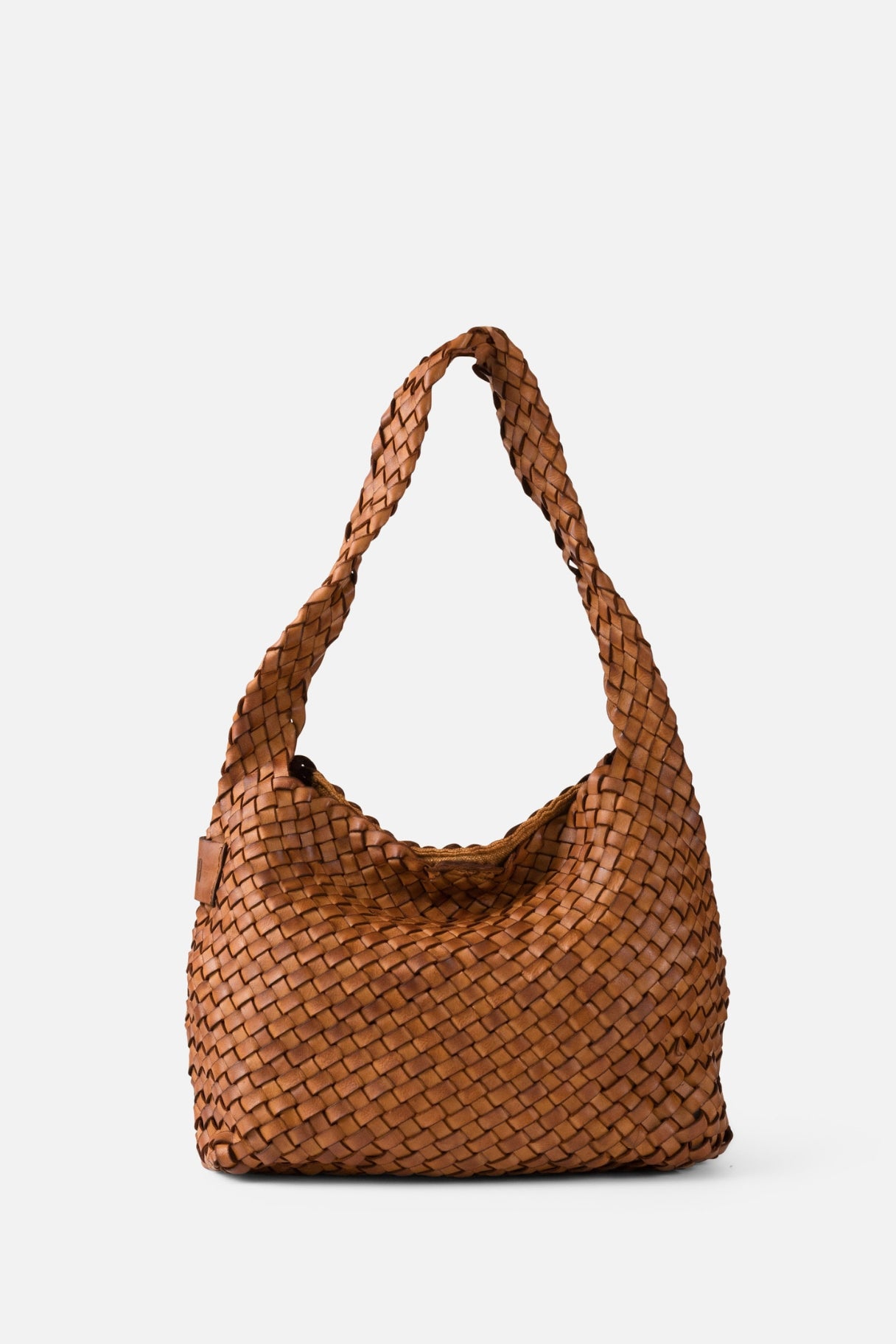 Sac hobo Killen en cuir tressé main KIL1L – Biba
