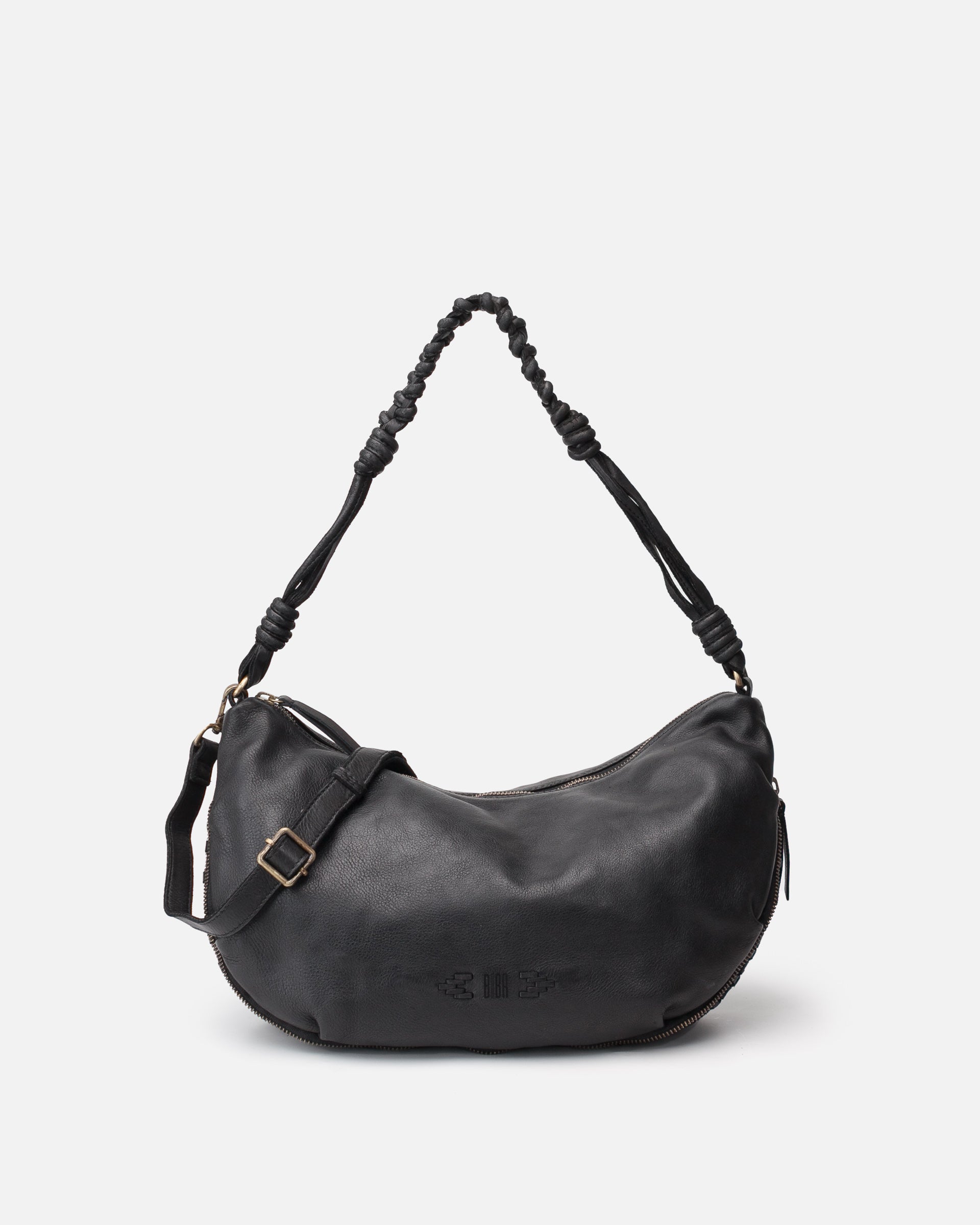 Sac hobo en cuir tressé Niland NIL1L de Biba - charme authentique et design raffiné