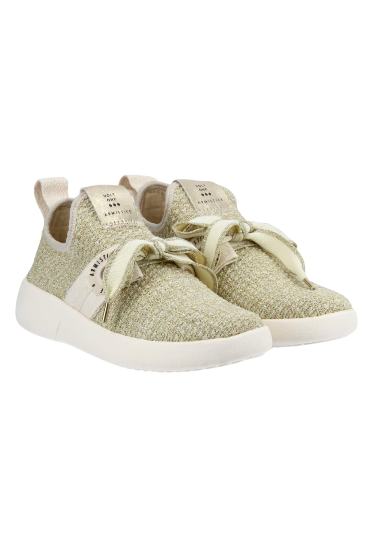 Baskets sans lacets Volt One beige doré - Armistice