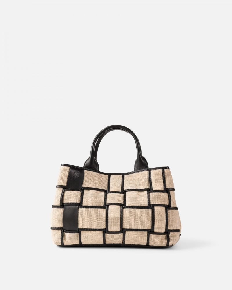 Sac bowling cuir et toile BIBA Wann WAN4L detail