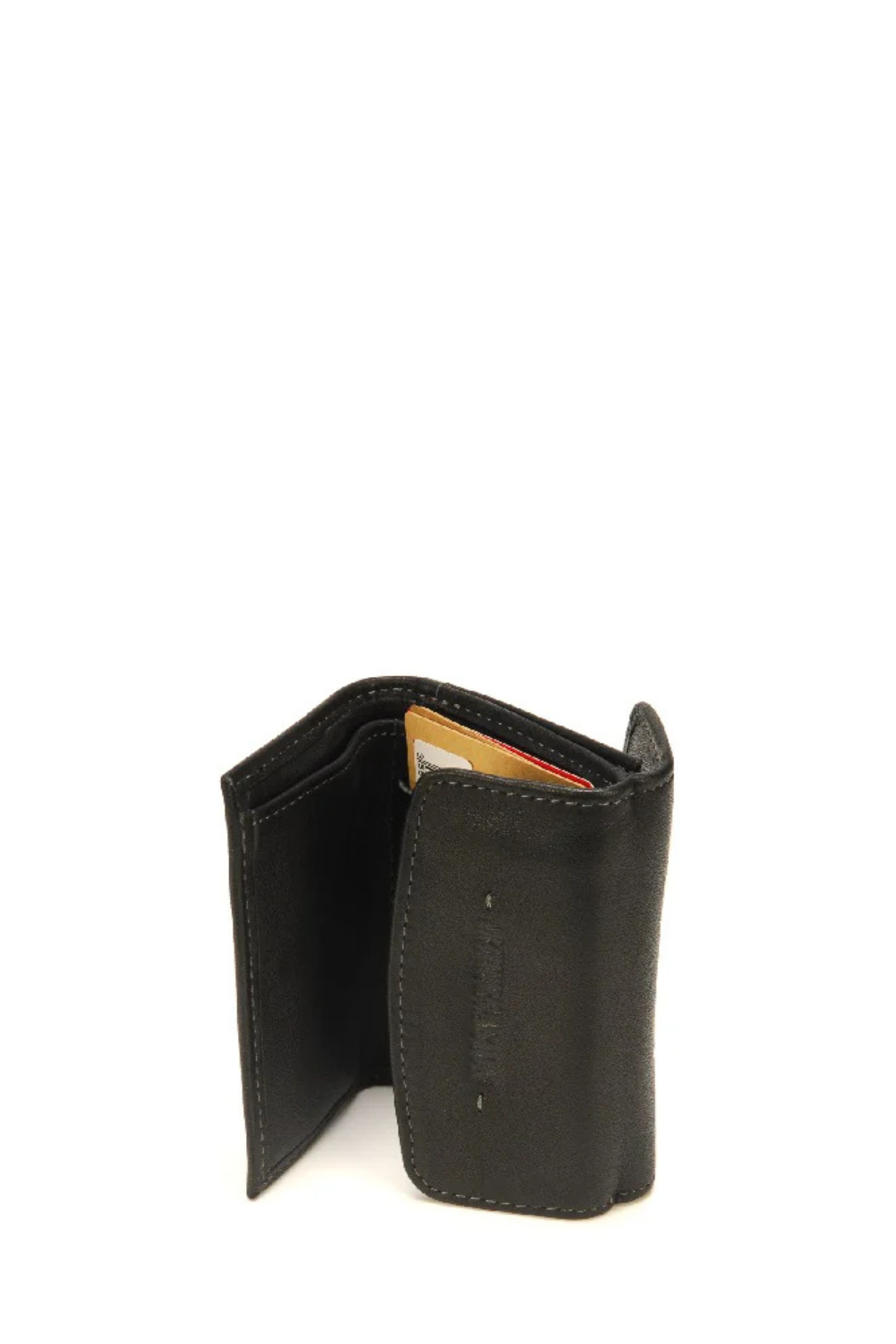 Intérieur du porte-monnaie cuir Johany avec compartiment monnaie