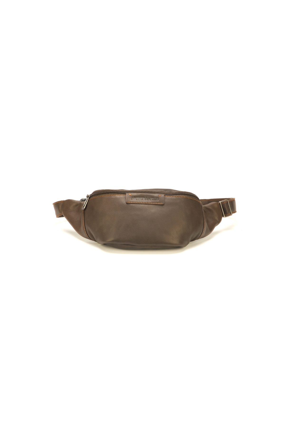 Sac banane Johany en cuir chocolat