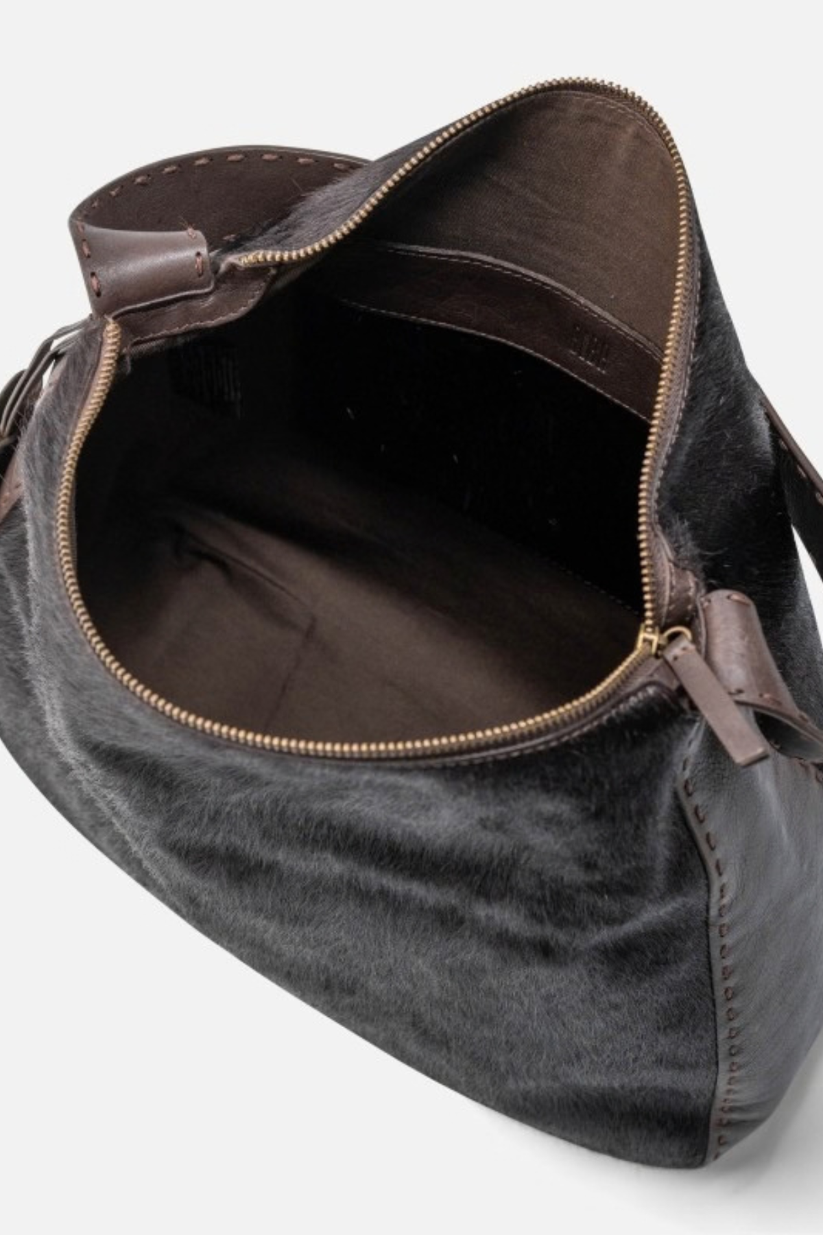 Intérieur du sac Genola Biba : poche intérieure et doublure coton