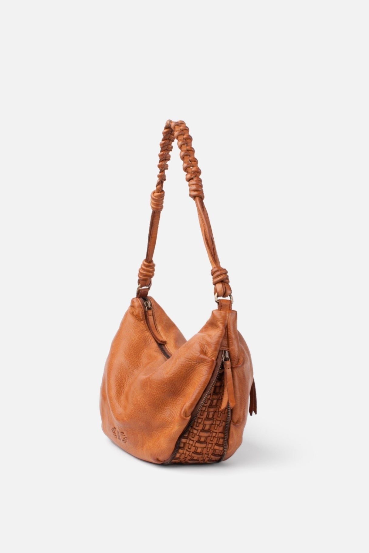 Sac hobo en cuir tressé Niland NIL1L de Biba - charme authentique et design raffiné