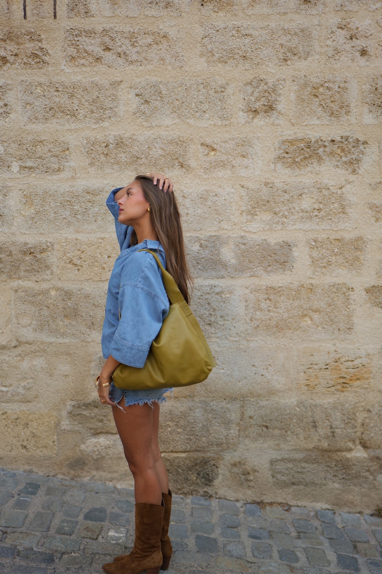Sac hobo en cuir Vienna VIE1L – BIBA KO