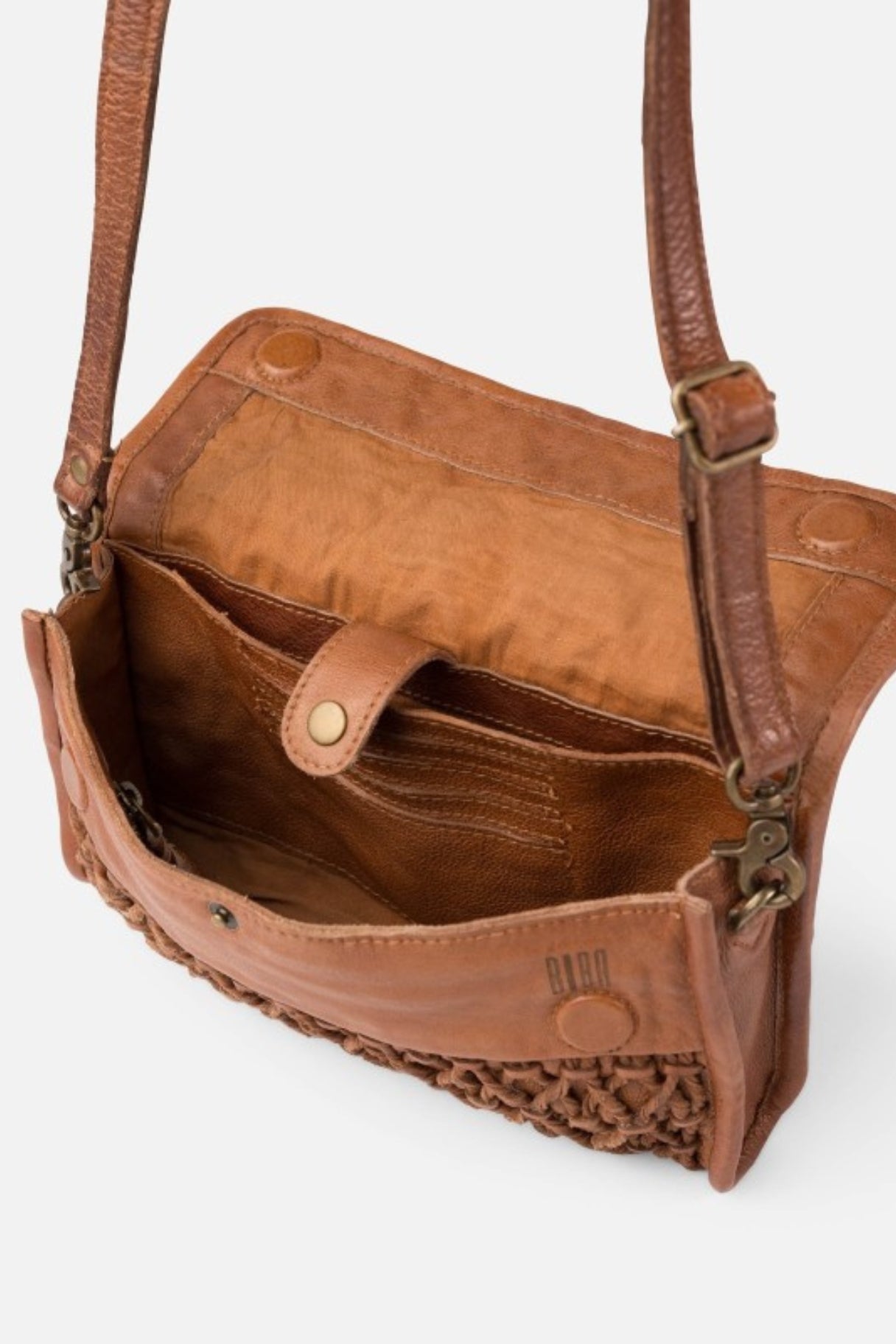 Intérieur du sac Nekimi avec poches et doublure coton BIBA Heritage