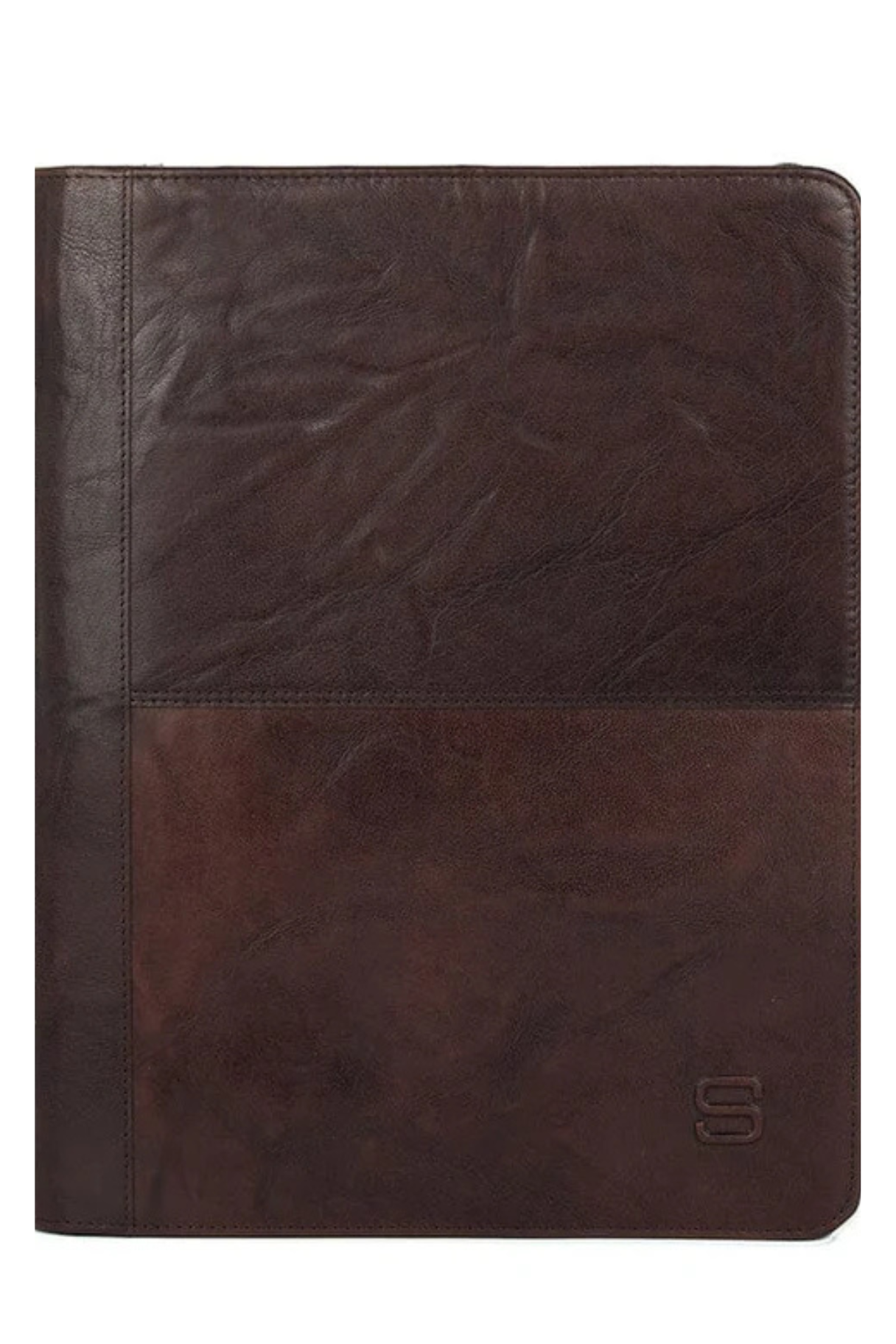 Schrijfmap cuir marron Boston Spikes & Sparrow organiseur A4