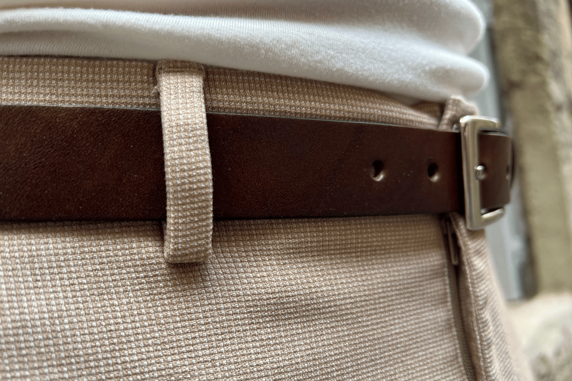 La Classique - Ceinture homme en cuir noir ou marron fabriquée en France - Nappa Maroquinerie